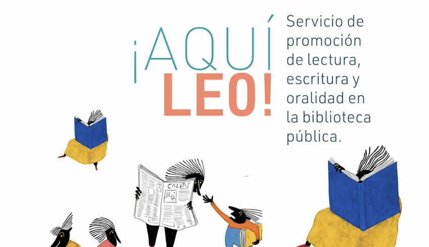 ¡Aquí LEO! Servicio de promoción de lectura, escritura y oralidad en la biblioteca pública