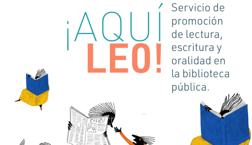 Imagen alusiva a ¡Aquí LEO! Servicio de promoción de lectura, escritura y oralidad en la biblioteca pública 